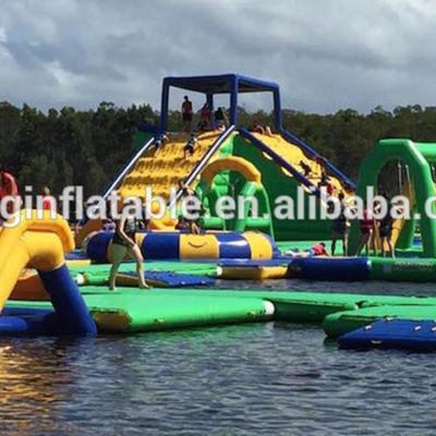 China Popular cheap water parks and crazy water theme inflatable amusement park for sale