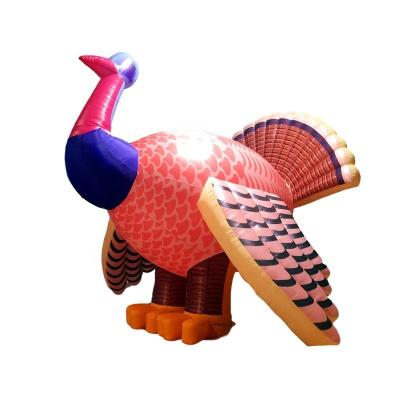 China Outdoor Giant Advertising Inflatables Activity Turkey Cartoon Model For Thanksgiving Event Inflatable Party for sale