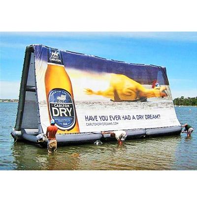 China Advertising Inflatables Advertising Board Water Giant Waterproof Inflatable Billboard With Banner For Sale for sale