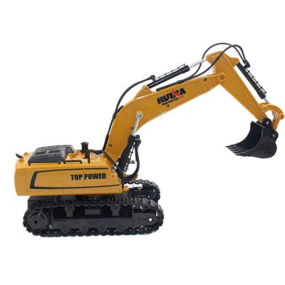 China RC Hobby HuiNa 1331 1/16 Digging Model 2.4G 9CH RC Excavator Electric Toys Engineering Truck Rc Truck for sale