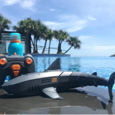 China Wholesale Cute Cute Kids Toy New 2.4G RC Radio Control Toys Swimming Water Shark Remote Shark For Boys for sale