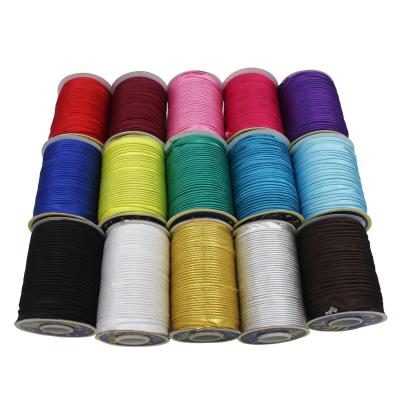 China Polyester 11mm Single Polarized Rope Band Polarized Face Tie For Sewing And DIY Garment Trimming for sale