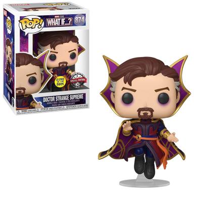 China Wholesale Anime Pop Doctor Strange #874 What If Series Doctor Strange Glows In Dark PVC Figure Hero Pop Toys for sale