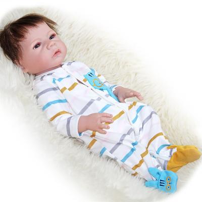 China Changeable Clothing 18inch 46cm Vinyl Soft Silicon Bebe Reborn Baby Dolls for sale