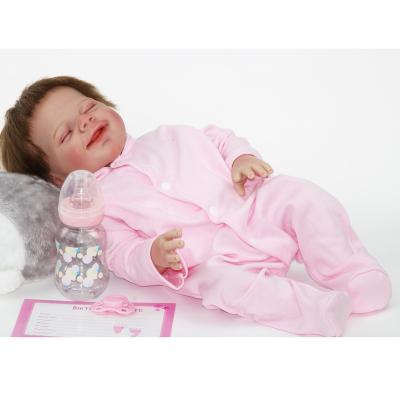 China Changeable Lifelike Vinyl 18inch Soft Body Dressing Finished Realistic Reborn Baby - Doll With Accessories for sale