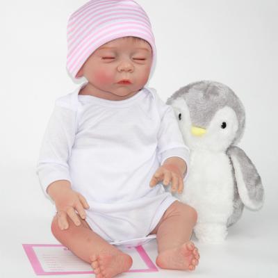 China New Type 18inch Vinyl African Reborn Baby - Doll Girls Changeable Clothing Newborn Baby - Doll for sale