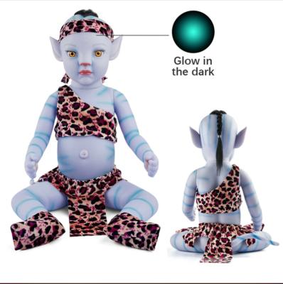 China Wholesale New Full Vinyl 20 Inch Bebe Reborn Baby Doll Newborn Lifelike Lifelike Realistic Body Silicone Doll Changeable Dressing Design For Kids for sale