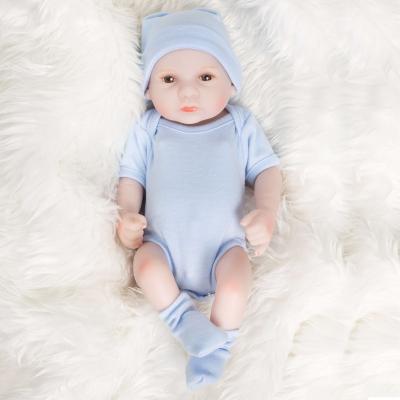 China Silicon 10Inch Changeable Lifelike Miniature Soft Body Dolls Reborn Baby Clothes 25cm Full - Lifelike Cute Newborn Baby Doll Boy Dolls for sale