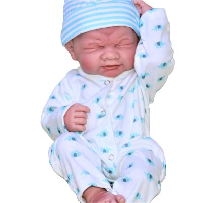 China 14 Inch Reborn Doll Realistic Cute Lifelike Silicone Reborn Waterproof Body Doll With for sale