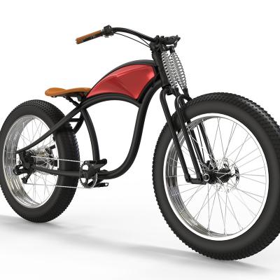 China Aluminum alloy 26 inch 7 tire 500w electric fat bike speed 48v electronic ebike for adults two wheels for sale