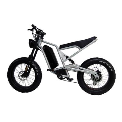 China Removable 48V12Ah aluminum alloy lithium battery sports electric motor dirt e bike fat tire electric bike for sale