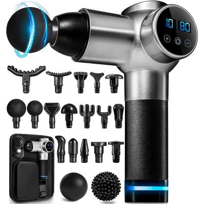 China Aijiu 2021 New Model LED Display Popular Deep Tissue 30 Speed ​​Muscle Massage Gun Portable for sale