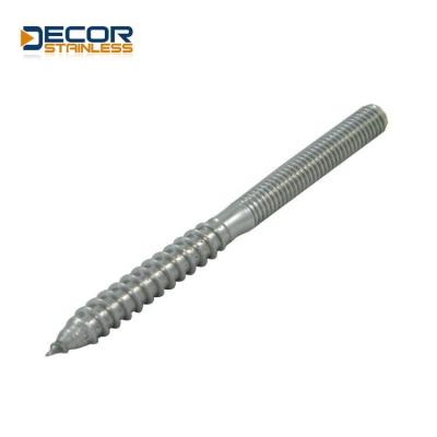 China Assemble With Wire Rope Hotsale Corrosion And Rust Prevention Wire Terminal With Wood Screw for sale