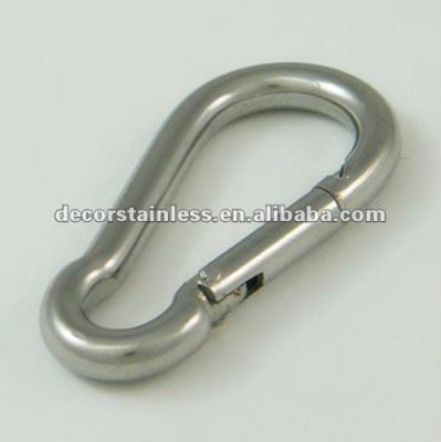 China 316/304 Stainless Steel Carabiner Spring Snap Hook for sale