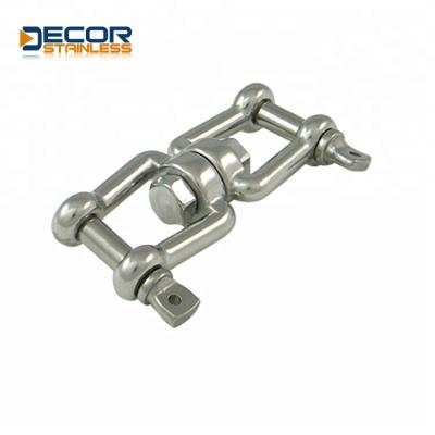 China Stainless steel hardware lifting swivel rigging jaw and eye for sale