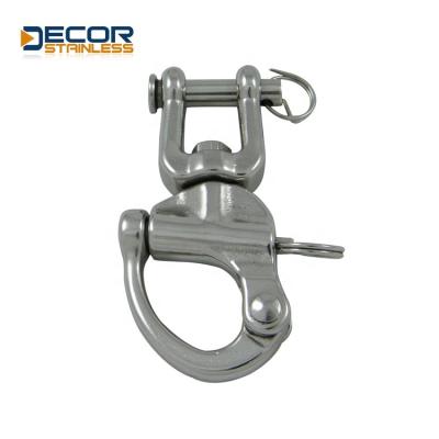 China High Quality Heavy Industry Stainless Steel Jaw Snap Swivel Snap Hook for sale