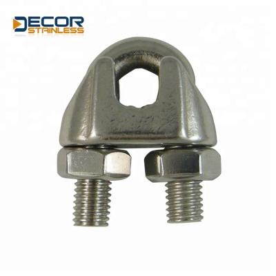 China Wholesale High Quality Heavy Industry Wire Rope Clips 304 / 316 Stainless Steel Clips for sale