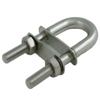 China Wholesale High Quality High Tensile Stainless Steel Fastener Stainless Steel Square U Bolt SS316 SS304 for sale