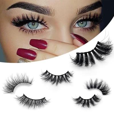 China Factory colorful custom fake 3d mink lashes natural russian d curl lashes synthetic fluffy black eyelash lashes seller for sale