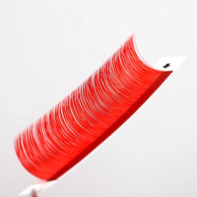 China Wholesale Thick Colorful Lashes High Quality Classic Individual Colorful E Volume Eyelash Extensions Eyelash Extension for sale