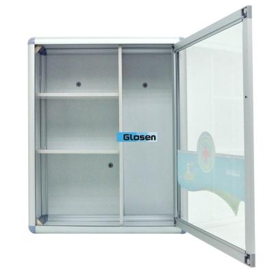 China Surface Mounted Locking Steel Medicine Cabinet Multifunctional 350*140*420mm for sale