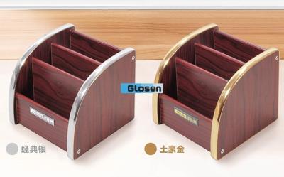 China Anti - Collision Wooden Pen Holder  With Easy Assemble / Customized Pen Pot for sale