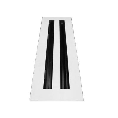 China Contemporary Air Conditioning Aluminum Ventilated Extruded Linear Split Diffuser for sale