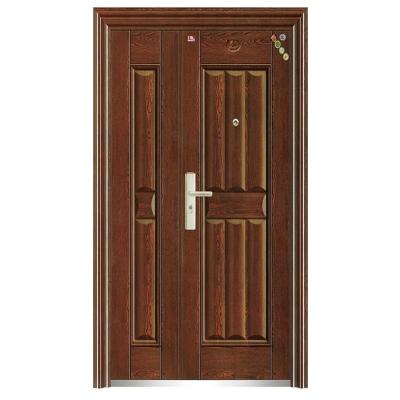 China Entry luxury modern high quality external steel metal security style fire protection design fireproof door for sale