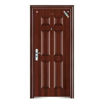 China Chinese fire protection manufacturer main entrance design entrance steel external security fireproof steel door for sale