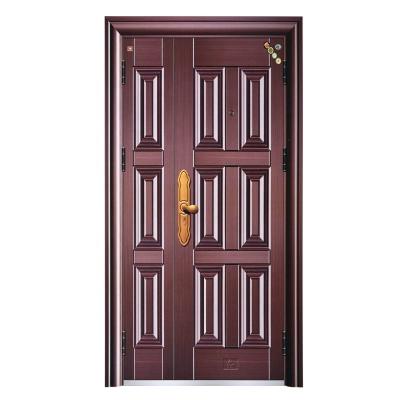 China Custom Fire Protection Turkey Style Security Steel Armored Door , Luxury Villa Entry Door Bulletproof Steel Security for sale