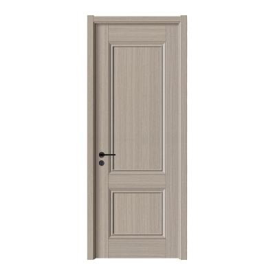 China Single Room Simple Design Panel Project Interior Door OME Traditional Wooden Flush Door Homes for sale