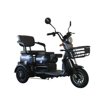 China High quality material passenger basket long battery life logo can be customized electric tricycle for two people for sale