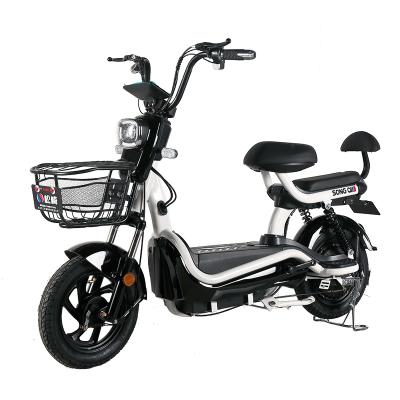 China Front+Rear Damping 2021 Modern Motorcycle 12 AH 6 Speed ​​E Bikes Electric Bicycle Sale for sale