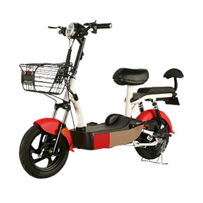 China Front+Rear Damping 48V Storage Battery Brand Battery City E-Bike Electric Bicycle for sale