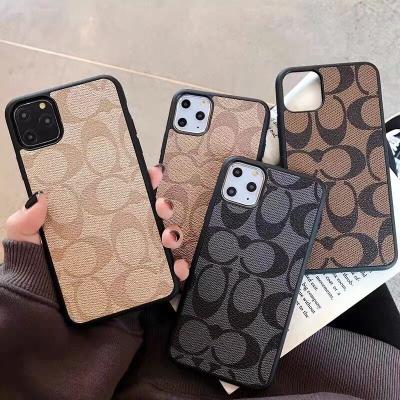 China Luxury shockproof phone case for iphone 14 13 12 11 promax designer phone cover for apple xr xs 8 max plus pu leather phone bags for sale