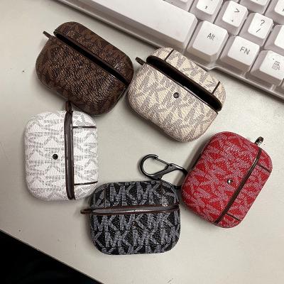 China For AirPods Pro 2021 New Fashion Luxury PU Cover Earphone Designer Leather Protective Shockproof Case For Airpods 1 pro 2 3 case for sale