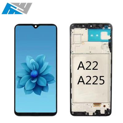 China Mobile LCD For Samsung Galaxy A22 4G A225 LCD Display With Frame Touch Screen Assembly For Samsung F22 M22 A22 LCD for sale