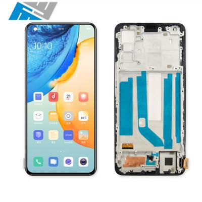 China XJE Mobile Phone LCD for vivo x50 with View Touch Screen LCD Replacement Touch Screen Display Change X50 for sale