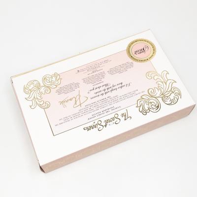 China High Standard Recyclable Custom Printing White Paper Cardboard Box With PE Window for sale