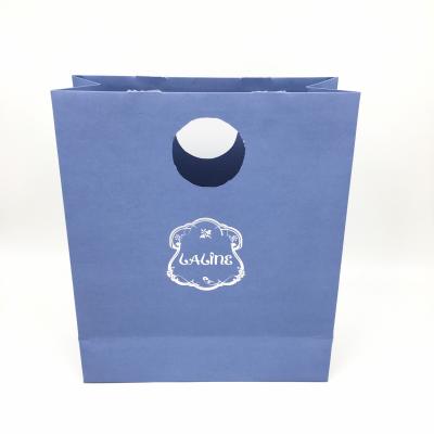 China Recyclable Famous OEM Accepted Paper Bag Die Cut Branded Handle Craft Bag Custom Shopping Paper Bag for sale