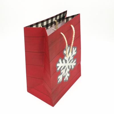 China Mini Luxury Christmas Paper Bags Decorative Wholesale Recyclable and Gift Bag and Paper Paper Shopping Bag for sale