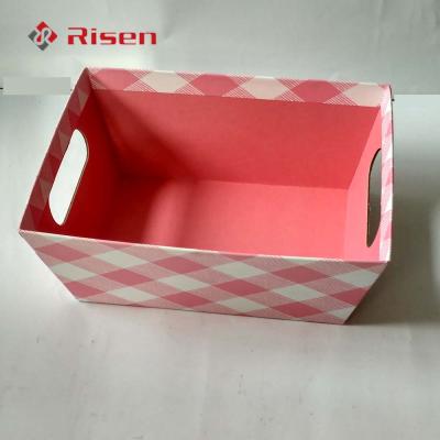 China Cheap Garage Paper Basket With Customized Handle for sale