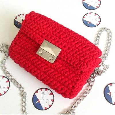 China Hand-crocheted China bag beaded bag handmade macrame diy handmade bag for sale