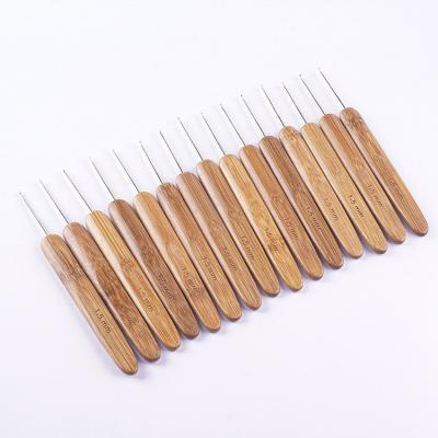 China knitting needles bamboo wholesale crochet hook set ergonomic crochet hook tunisian crochet hook 1.5th-gz for sale