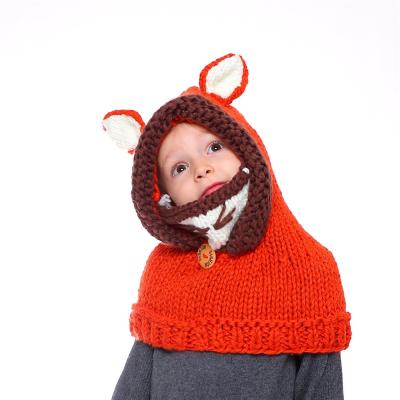 China Medium Winter Beanie Hat For Cute Baby Ear Warm Knit Hat For Boys Girl for sale