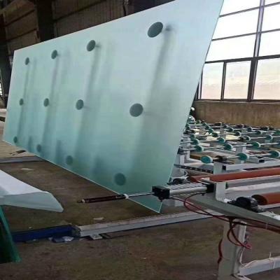 China Office Building 8mm Acid Etched Tempered Laminated Glass for sale