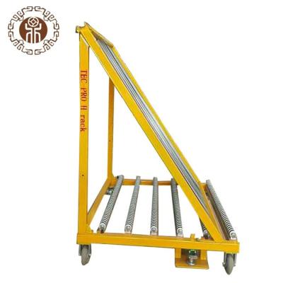 China Store.Warehouse Sheet Storage Protective Glass Carrying Harp Glass Racks For Hollow Glass Production for sale