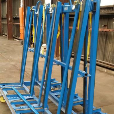 China Hot Selling Good Quality Transport Or Storage Metal A Frame Rack For Glass Warehouse for sale