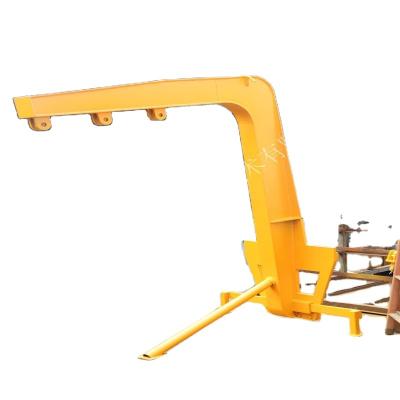 China Arm Over Bar Hanging Forklift Crane Set For Glass Sheeting Load Unload 2.7 Ton for sale