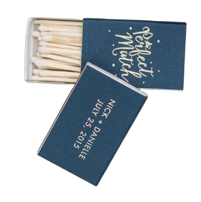 China Wholesale Custom Logo Matchsticks Cigar Gift Box Household Colored Candle Matches for sale